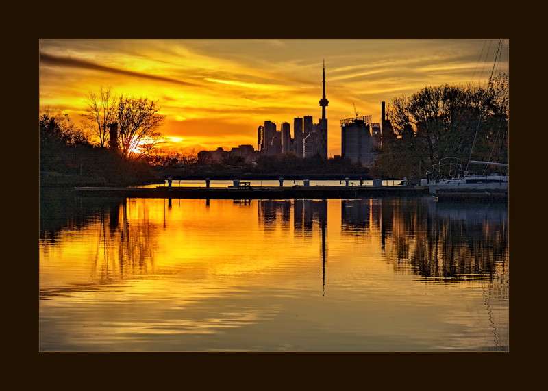 Autumn Evening by Ashbridge Bay in Toronto- 01